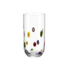 Set 6 bicchieri vetro long drink Millefiori Leonardo